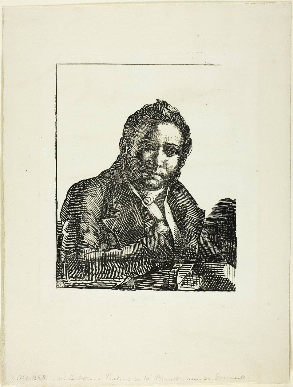 Porträt von Auguste Brunet von Jean Louis André Théodore Géricault