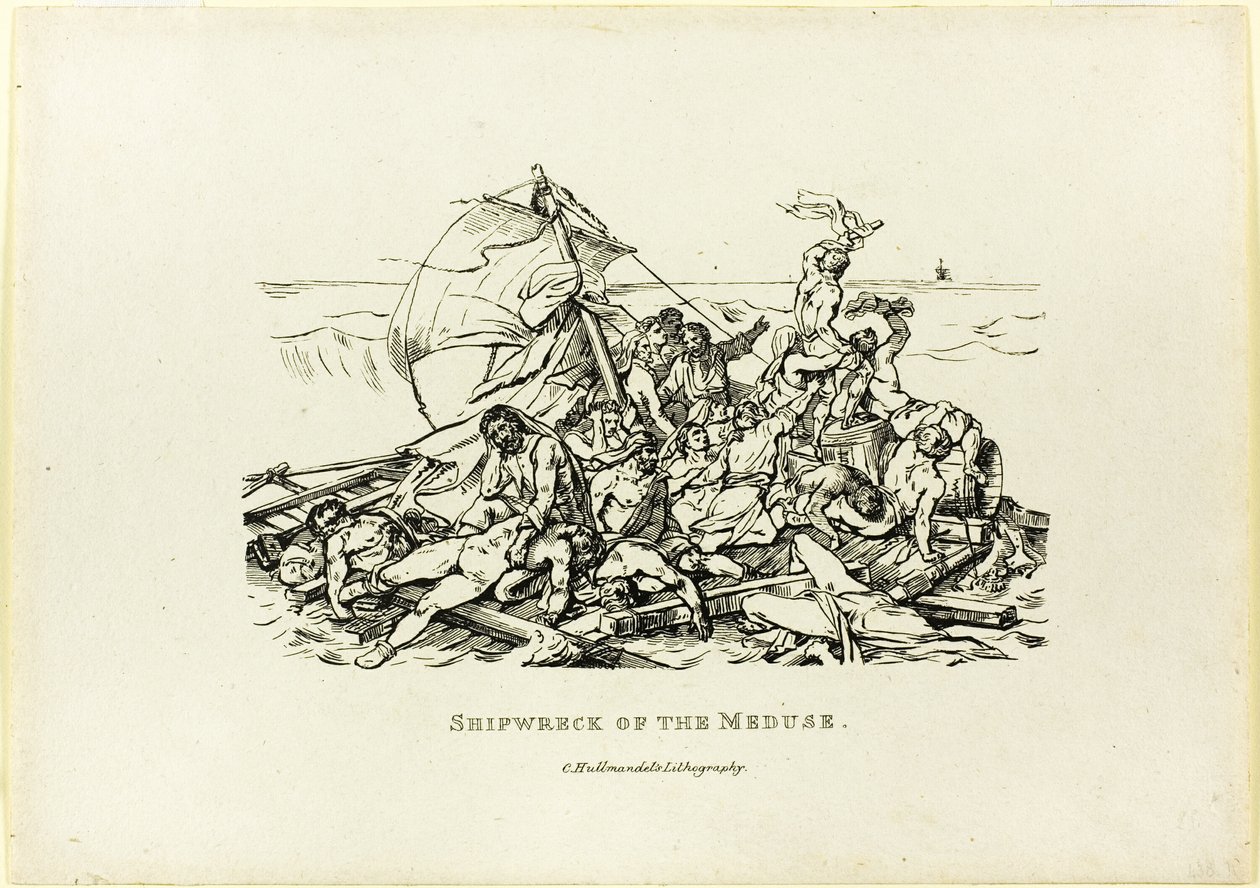 Schiffbruch der Medusa von Jean Louis André Théodore Géricault