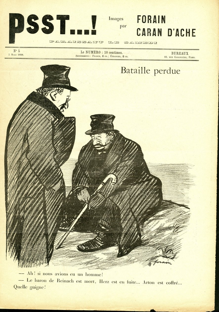 Illustration von Jean-Louis Forain (1852-1931) in Psst...! von Jean-Louis Forain