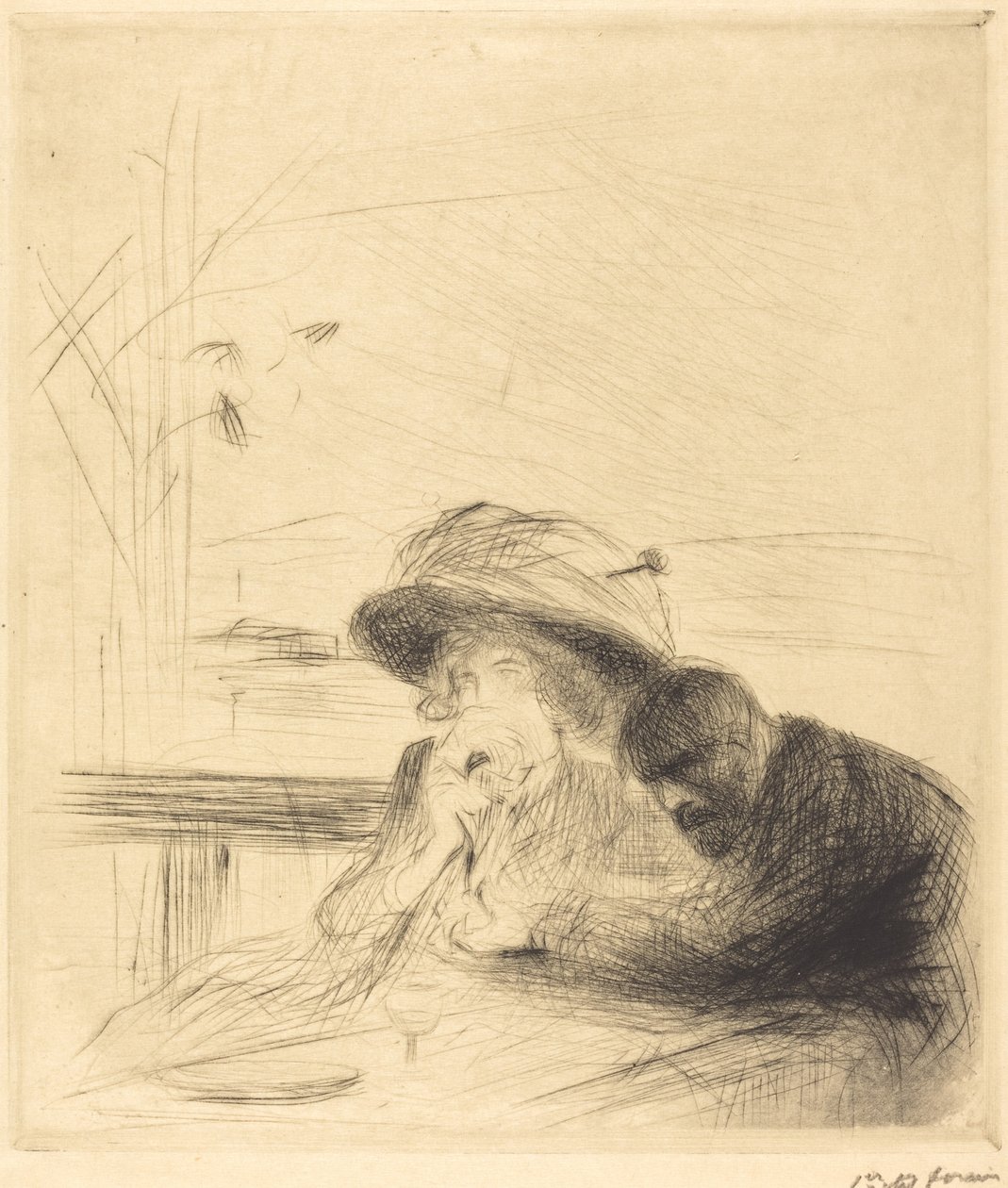 Es ist vorbei! (große Platte) von Jean Louis Forain