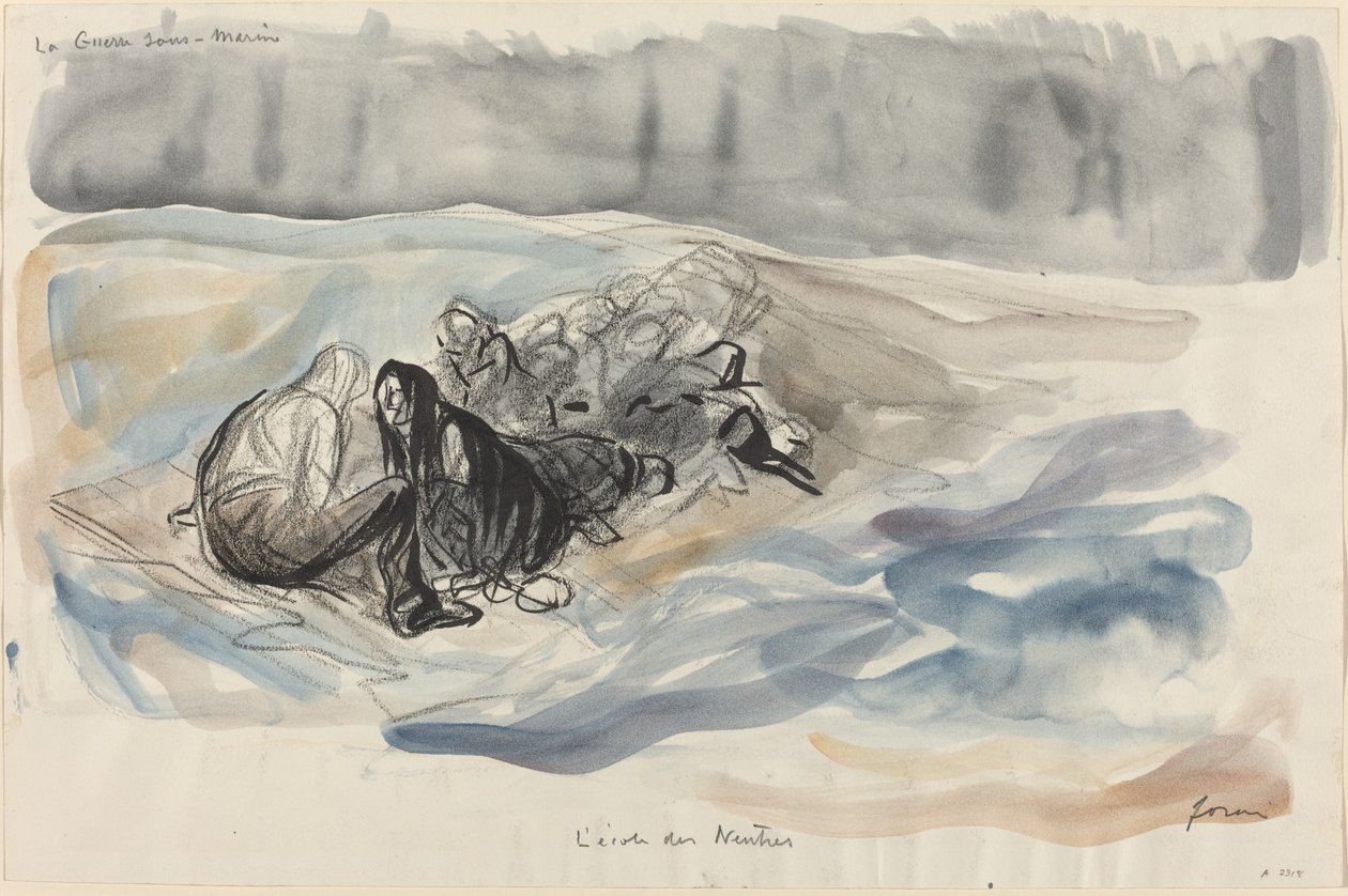 Der U-Boot-Krieg. Die Schule der Neutralen von Jean Louis Forain