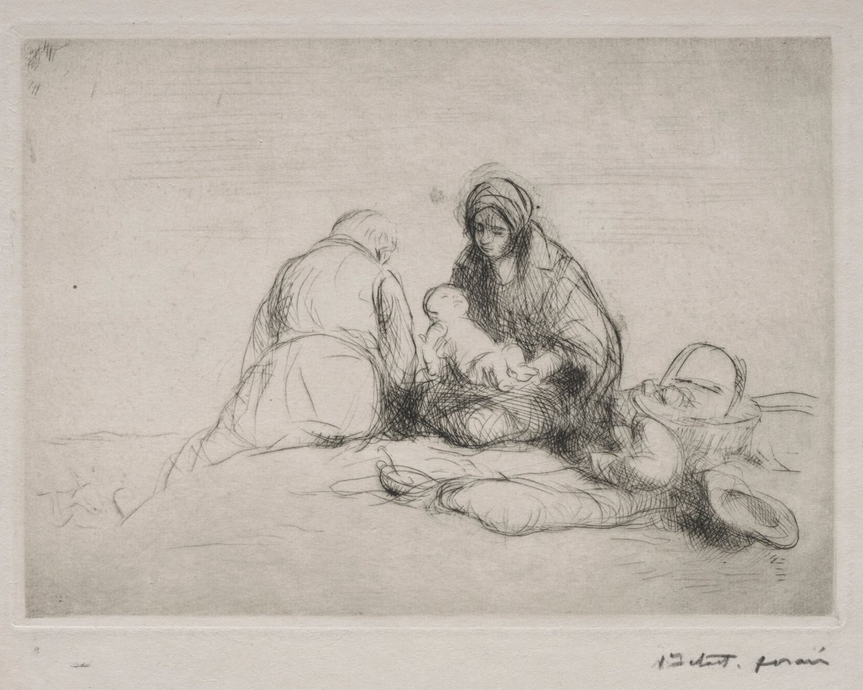 Ruhe auf der Flucht nach Ägypten von Jean Louis Forain