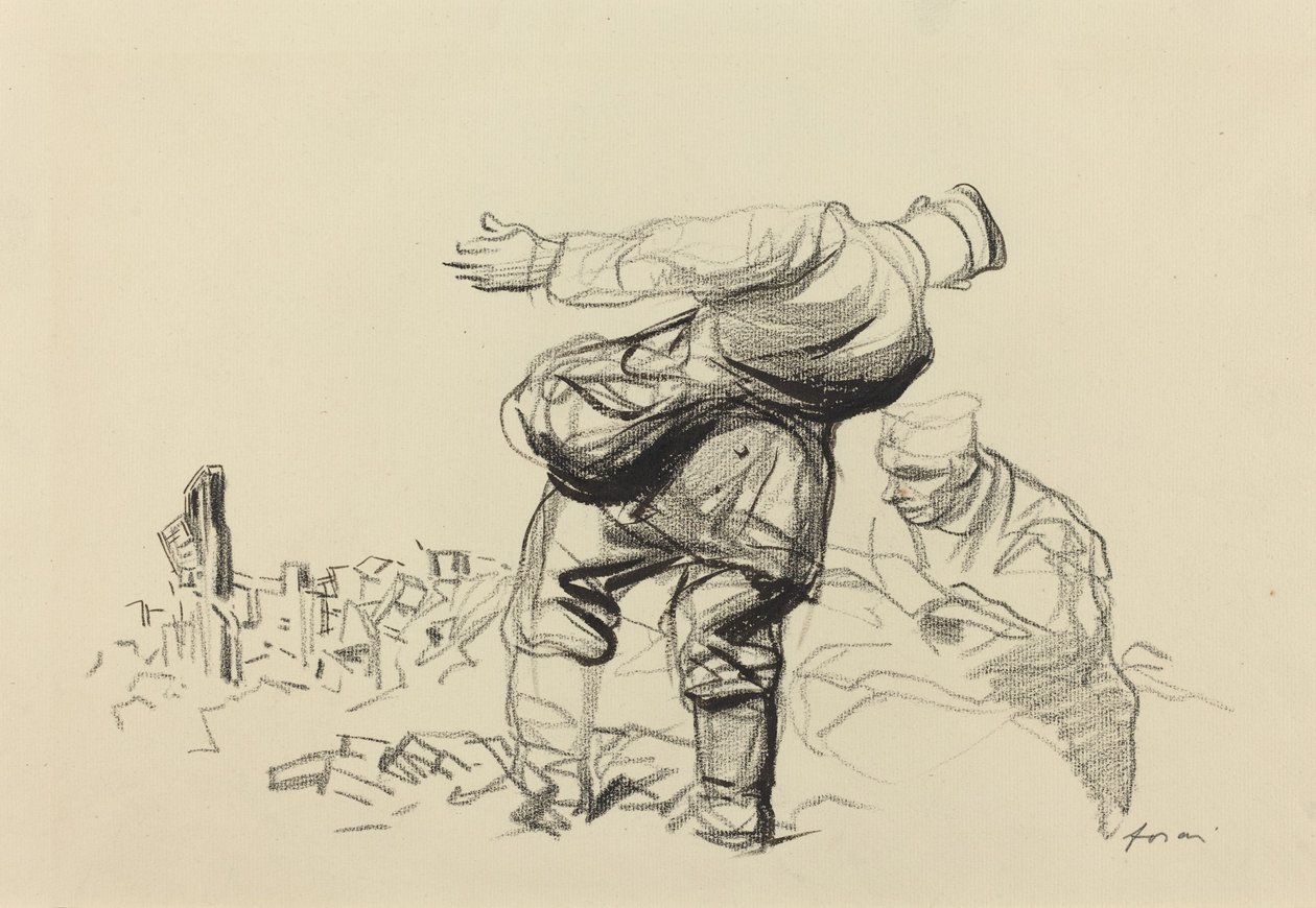Das Imperium zerstört, die Republik zahlt, wahrscheinlich 1918 von Jean Louis Forain