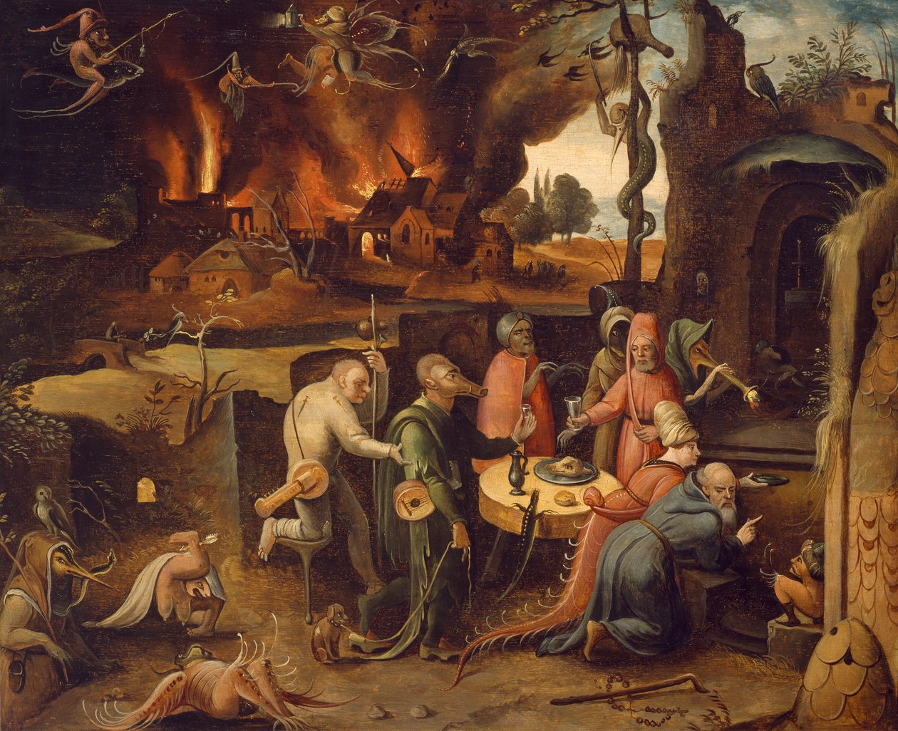 Versuchung des Heiligen Antonius, von Jan Mandyn