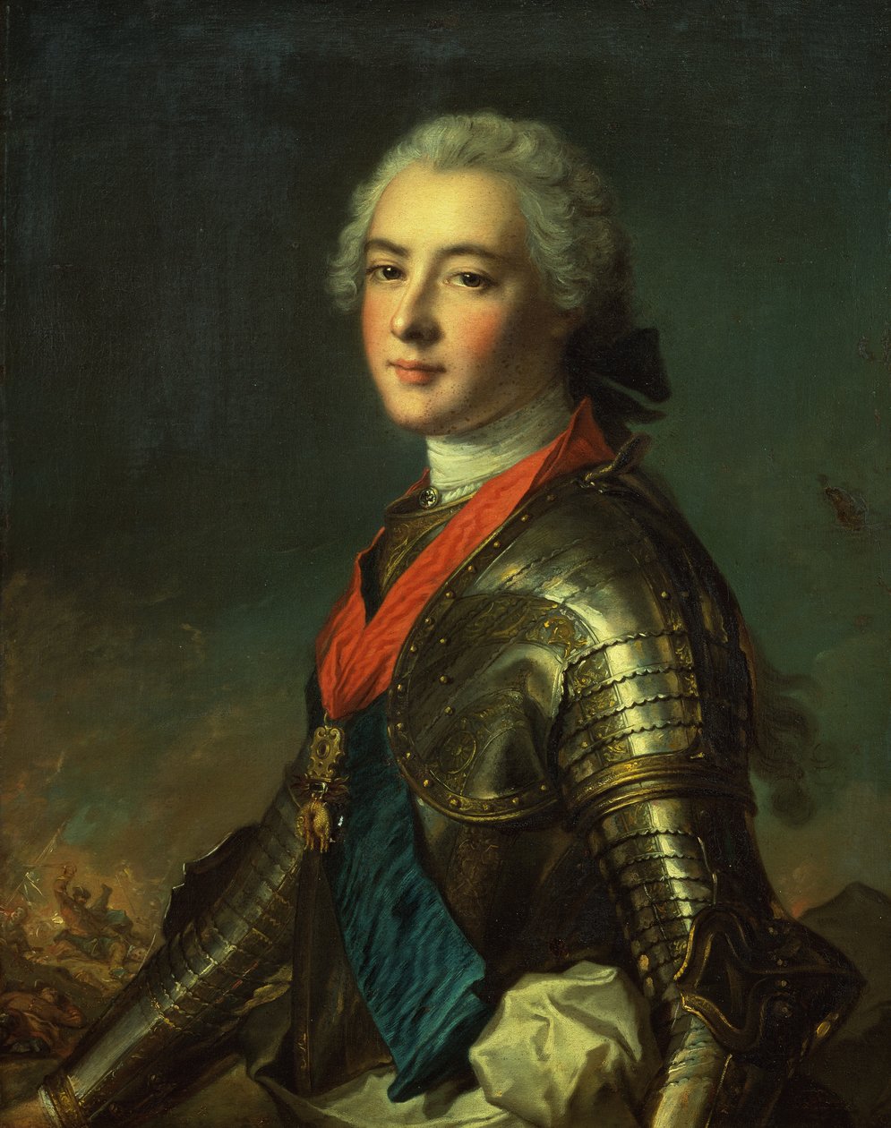 Porträt von Louis Jean Marie de Bourbon, Herzog von Penthièvre von Jean Marc (studio of) Nattier