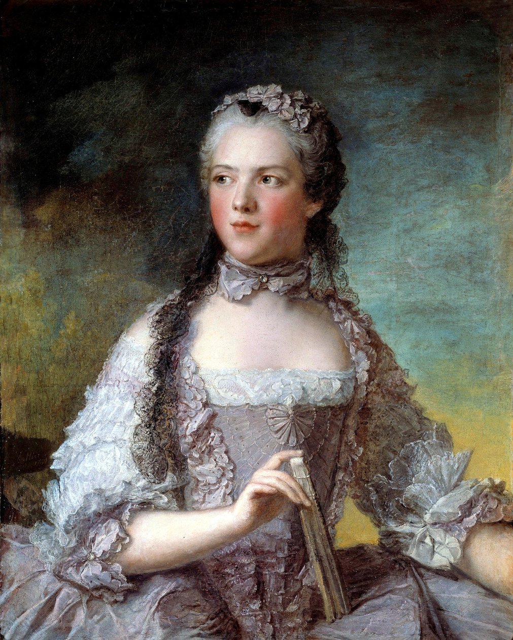 Marie-Adélaïde de France, genannt Madame Adélaïde (1732–1800), Tochter von Ludwig XV von Jean Marc Nattier