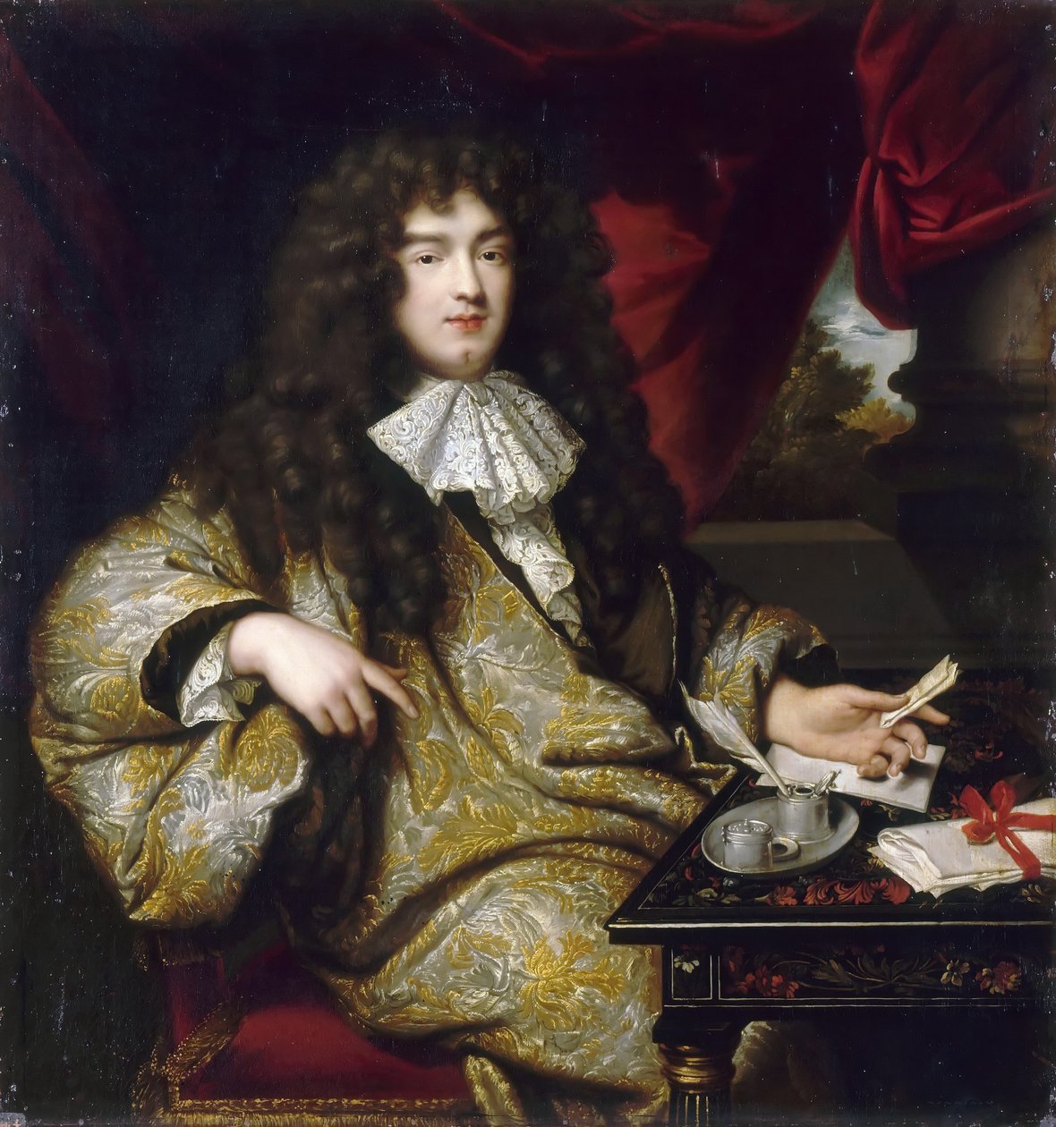Jean-Baptiste Colbert, Marquis de Seignelay 1651-1690 von Jean Marc Nattier