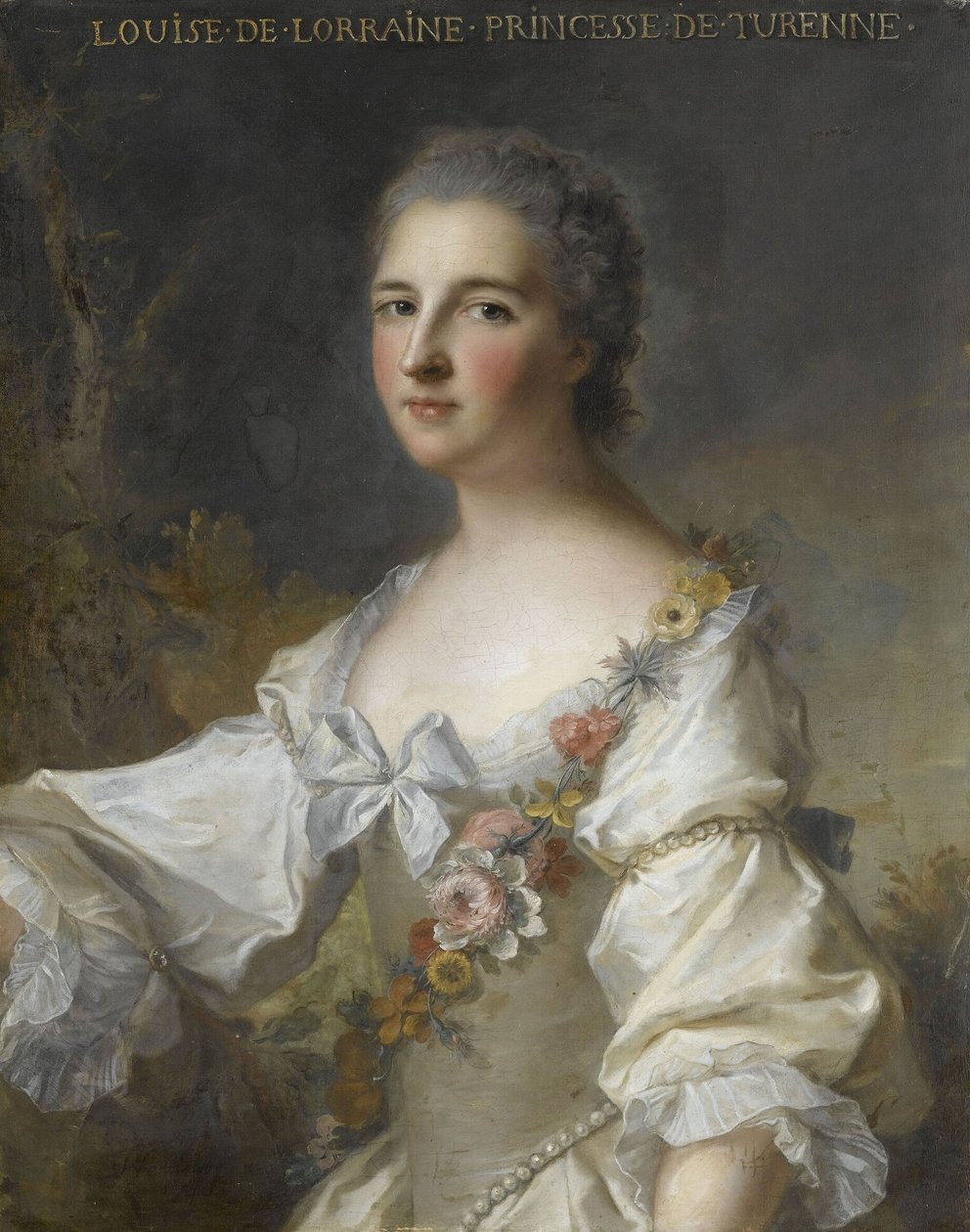 Louise-Henriette-Gabrielle de Lorraine, Prinzessin von Turenne, Herzogin von Bouillon (1718-1788) von Jean Marc Nattier