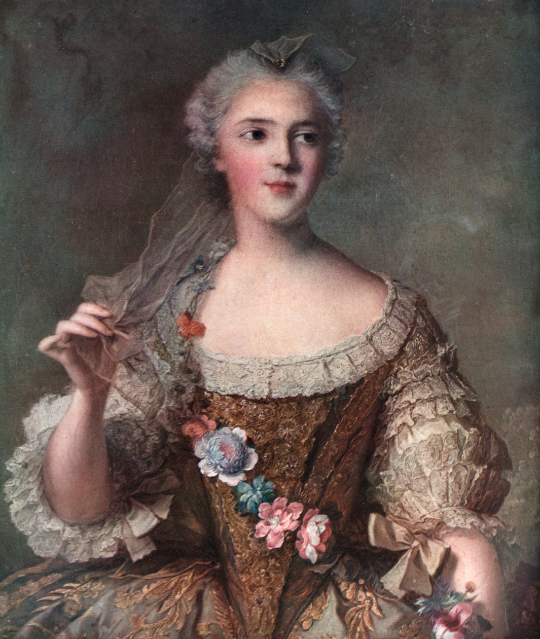Madame Sophie, Tochter von Ludwig XV, 1909 von Jean Marc Nattier