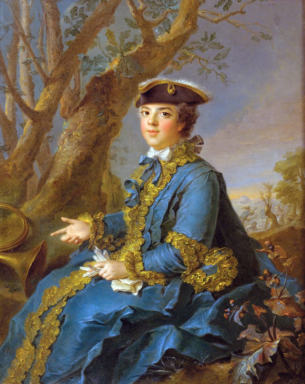 Porträt von Louise Elisabeth von Frankreich, Herzogin von Parma (1727-1759) von Jean Marc Nattier