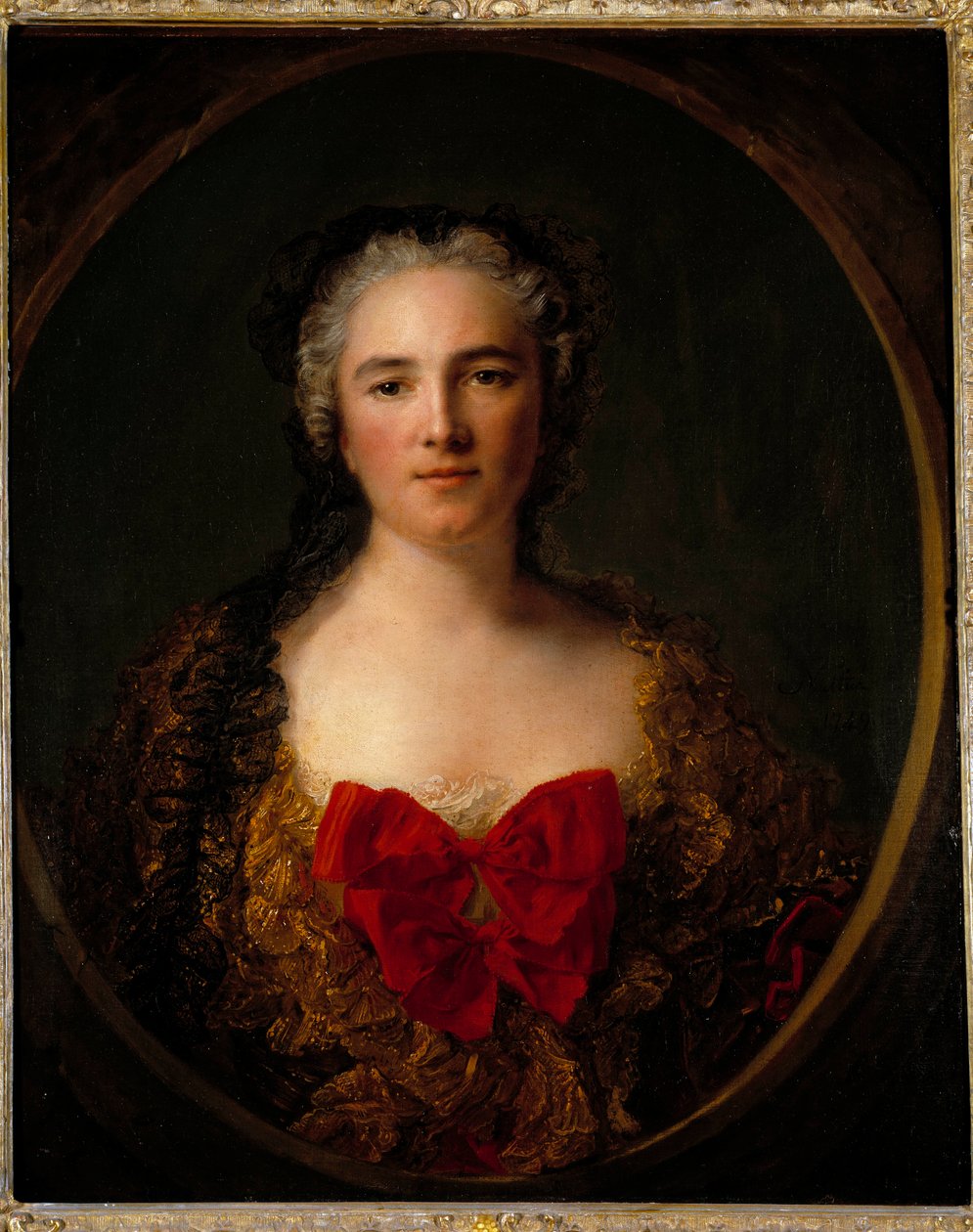 Porträt der Marquise Louise Elisabeth De Dreux Breze von Jean Marc Nattier