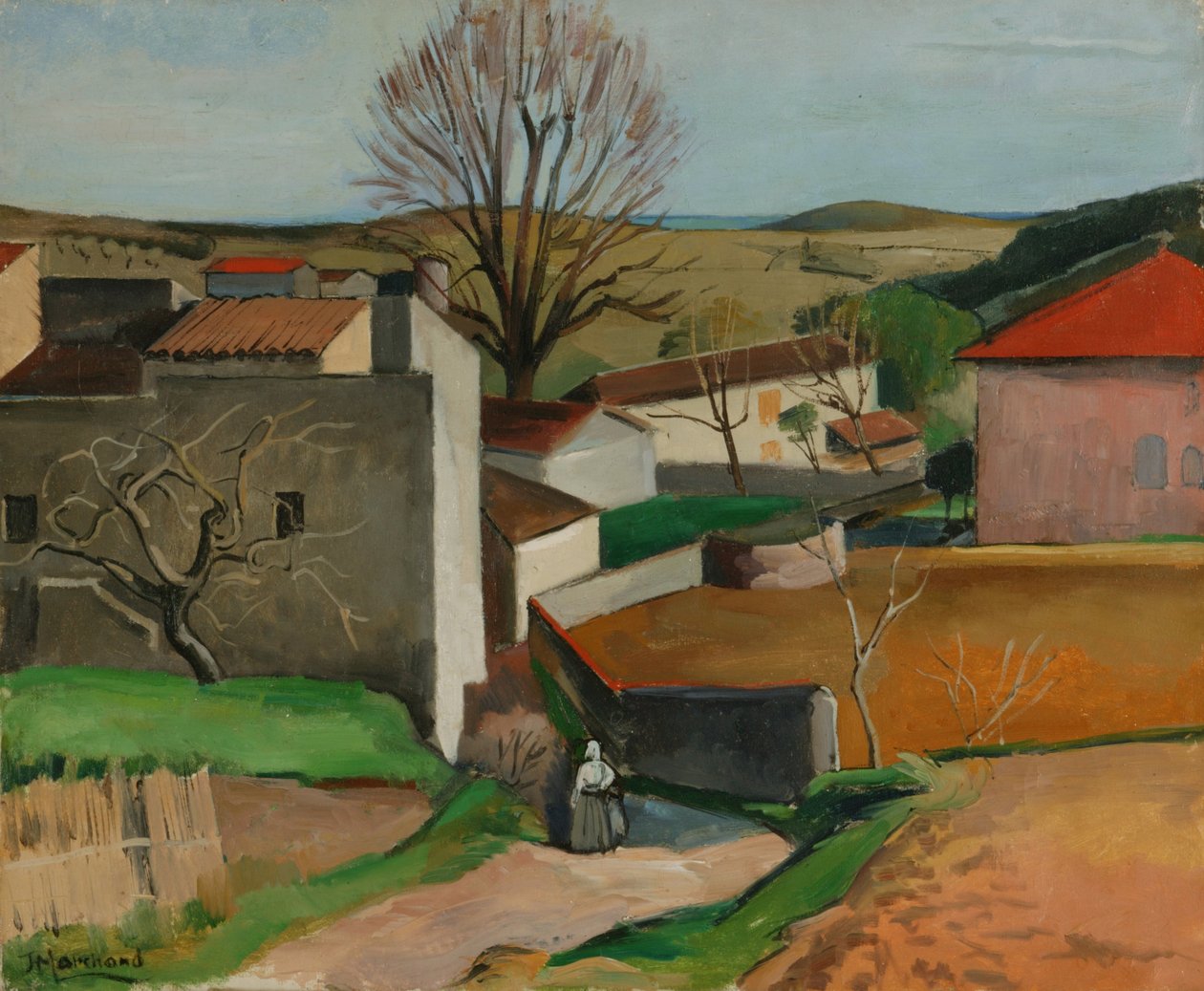 Französisches Dorf von Jean Marchand