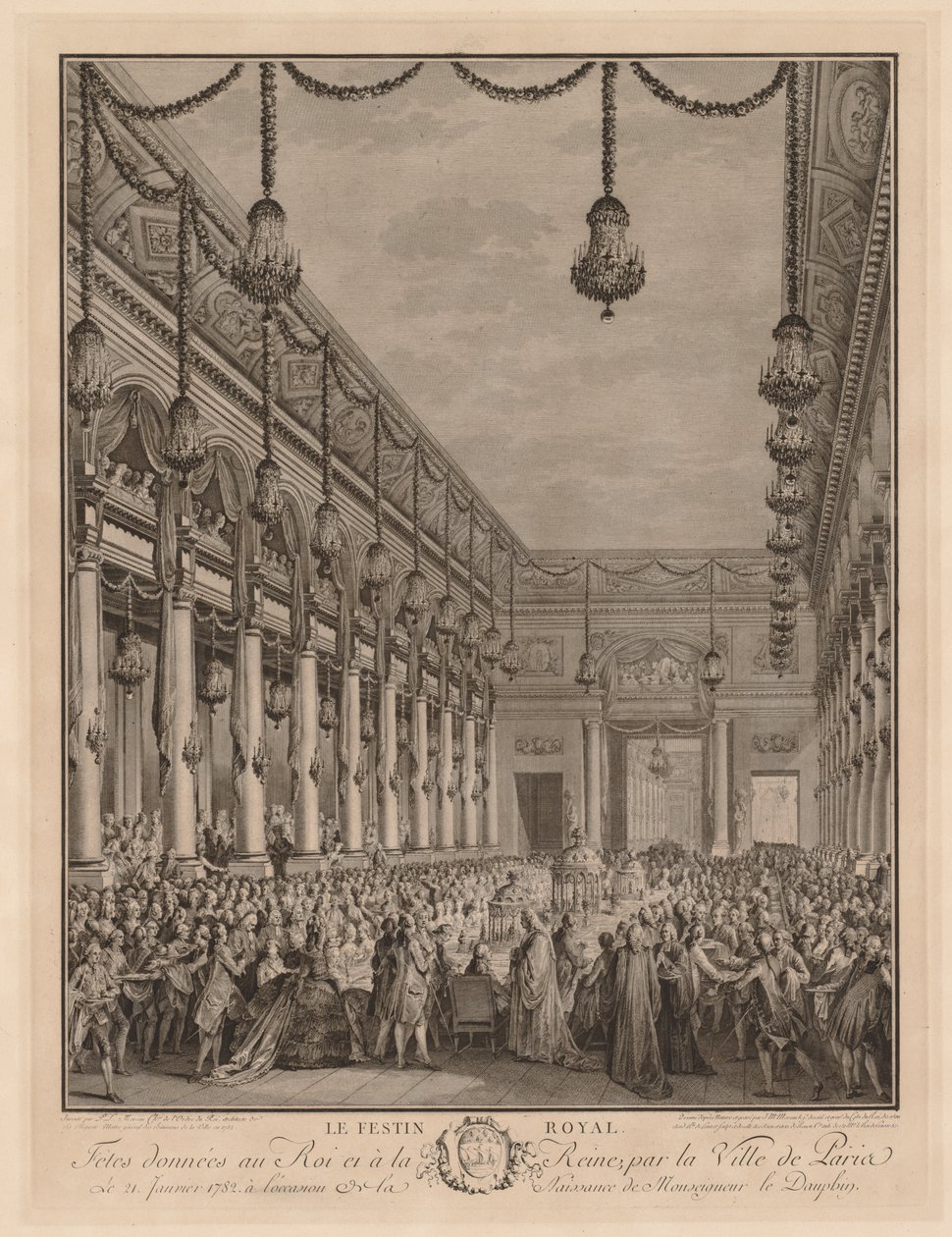 Das königliche Bankett von Jean Michel the Younger Moreau