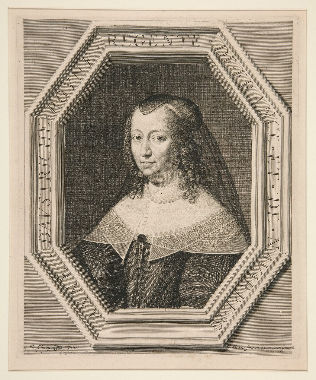 Anna von Österreich (1601-1666) von Jean Morin