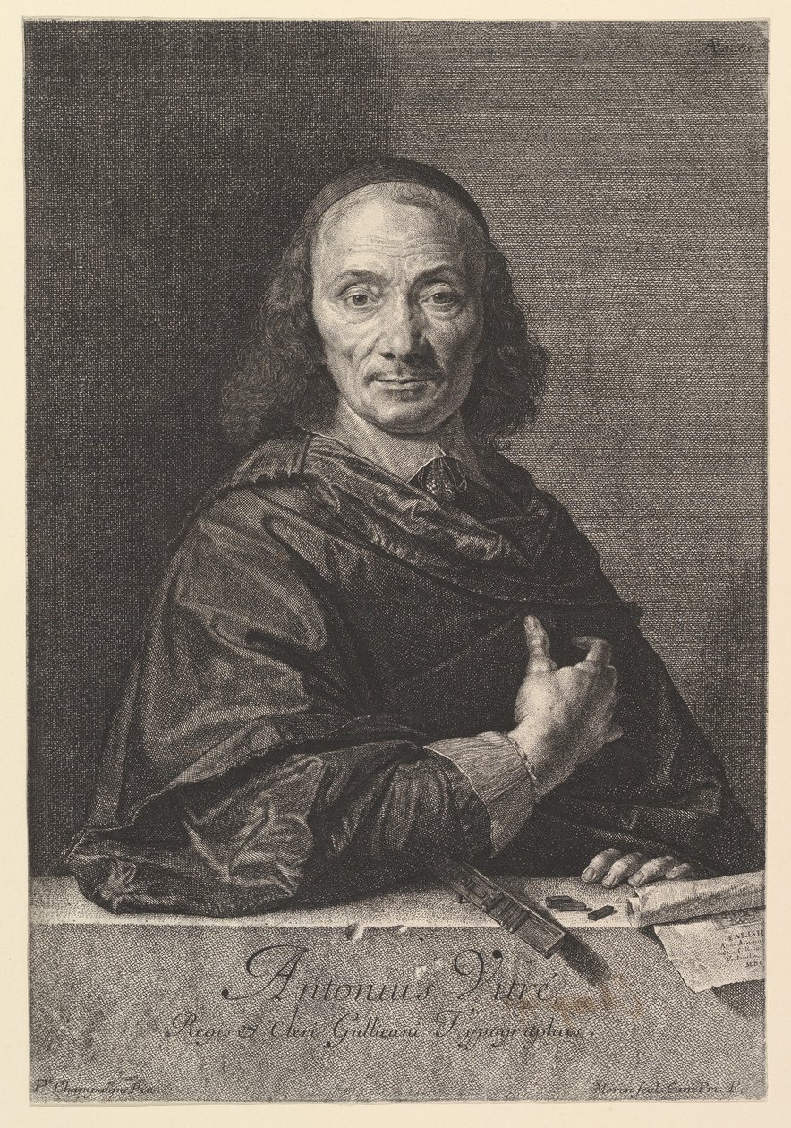 Antoine Vitre, königlicher Typograph von Jean Morin