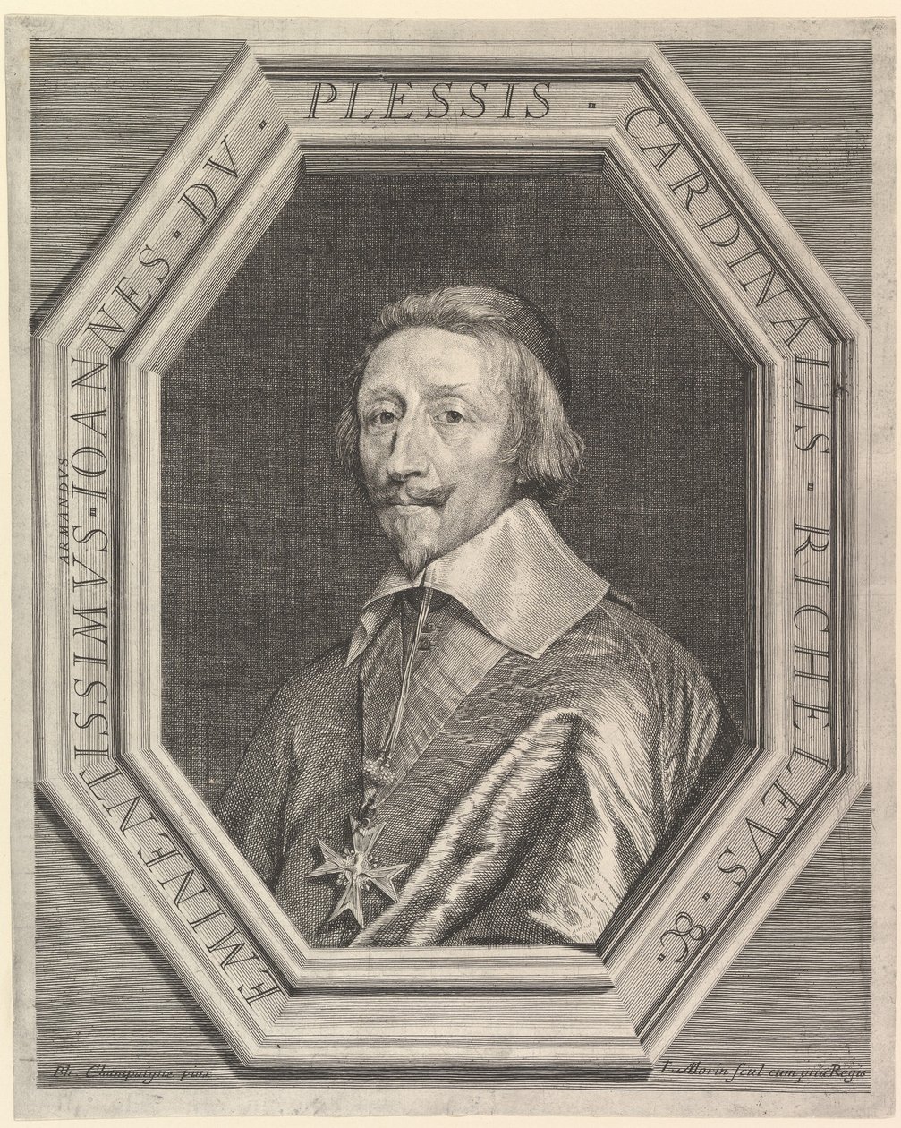 Kardinal de Richelieu von Jean Morin