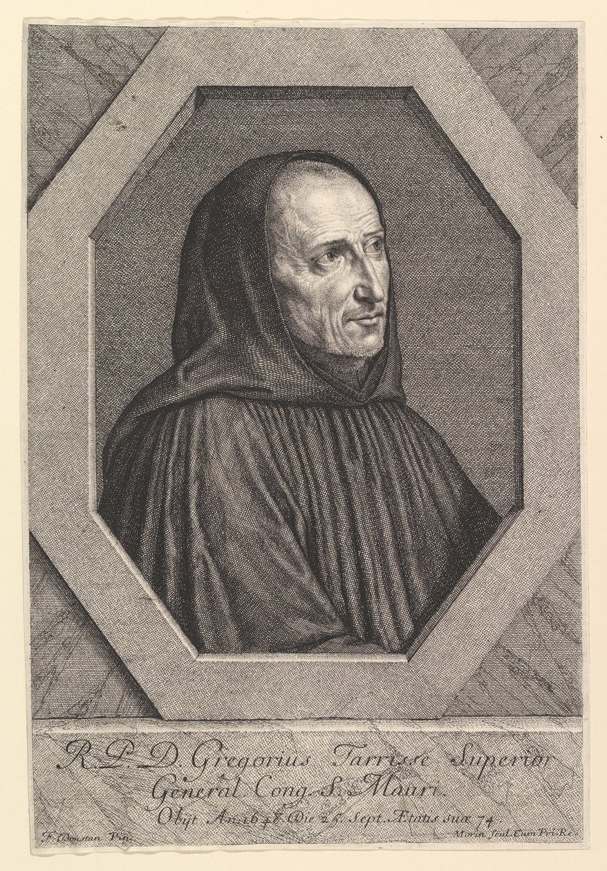 Dom Gregoire Tarrisse, Generaloberer der Kongregation von Saint-Maur von Jean Morin