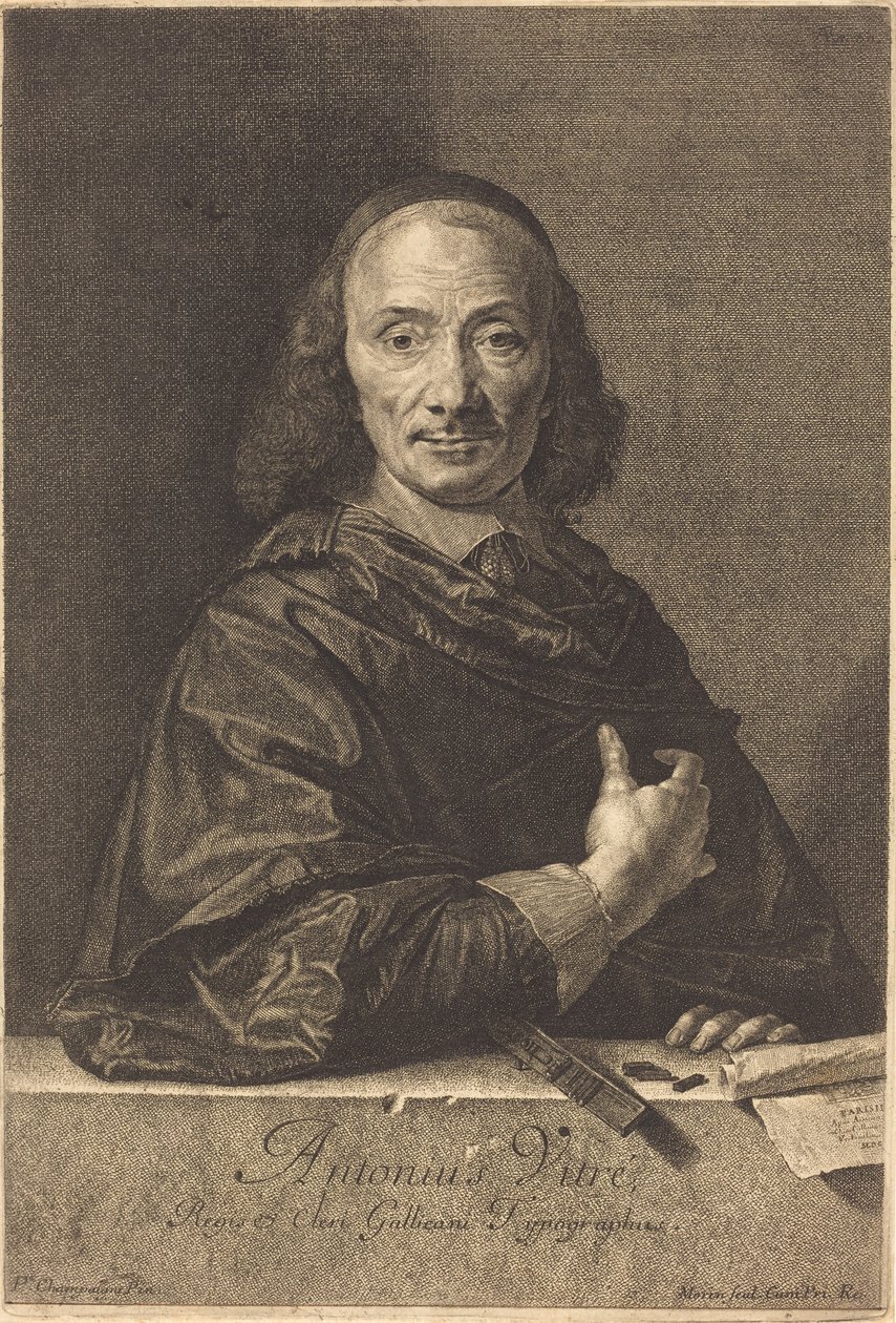 Antoine Vitre von Jean Morin after Philippe de Champaigne