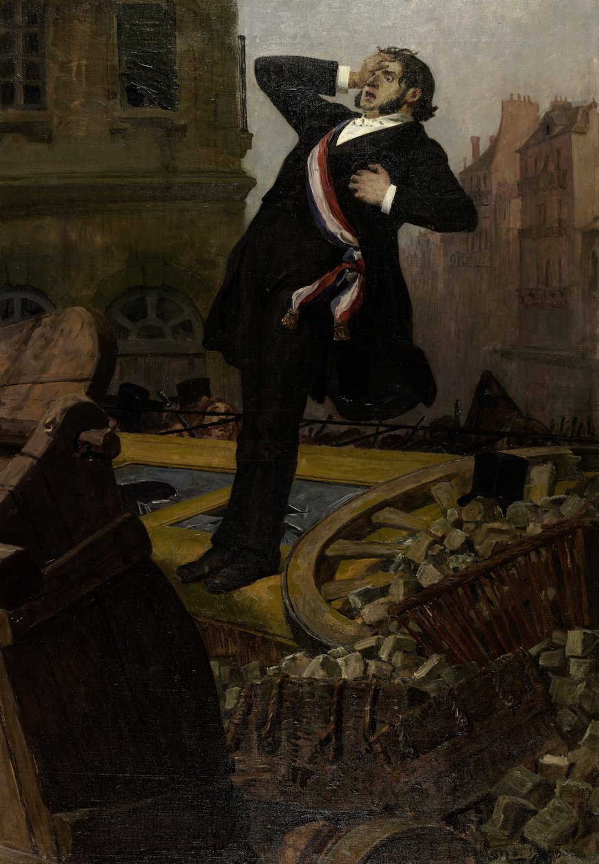 Tod des Abgeordneten Alphonse Baudin am 3. Dezember 1851, 1902 von Jean Paul Laurens