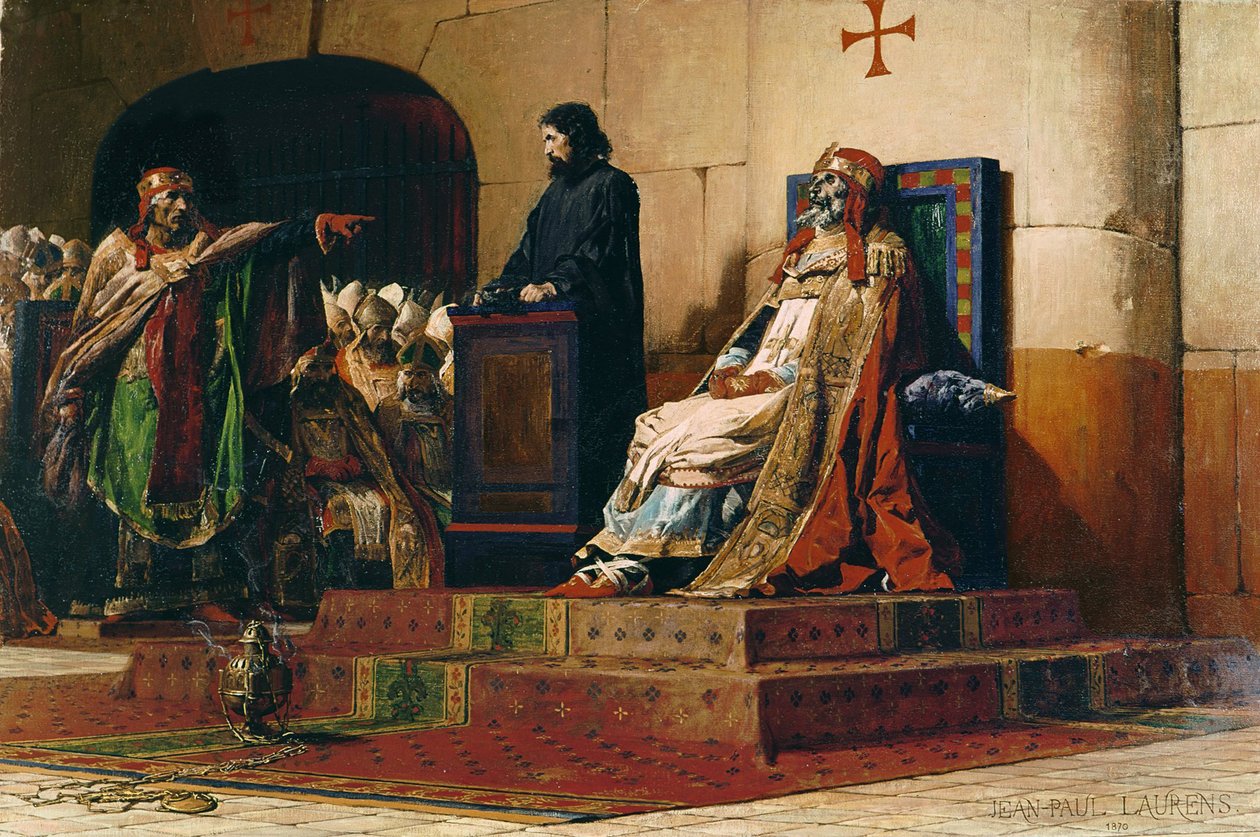 Papst Formosus und Stephan VII., 1870 von Jean Paul Laurens