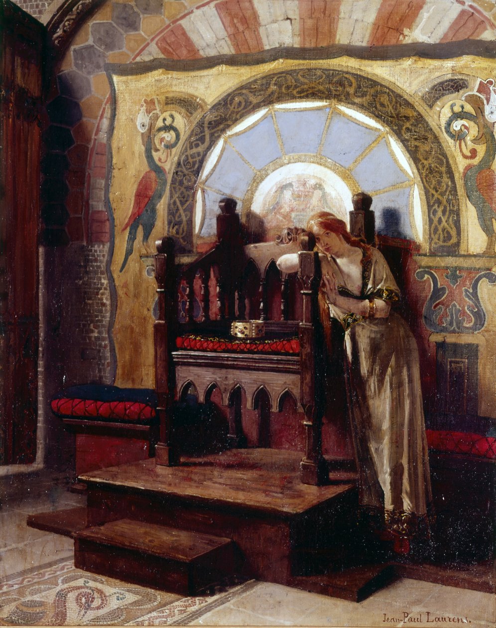 Der Thron des letzten Karolingers von Jean Paul Laurens