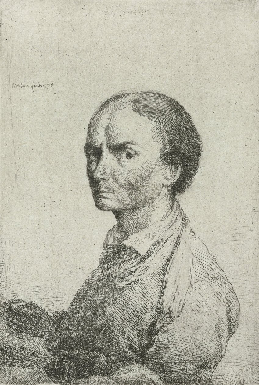 Selbstporträt von Jean Pierre Norblin de la Gourdaine von Jean Pierre Norblin de La Gourdaine