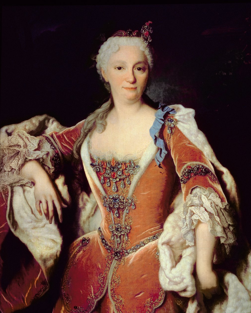 Porträt von Elisabeth Farnese (1692-1766), zweite Frau von Philipp V. von Spanien von Jean Ranc