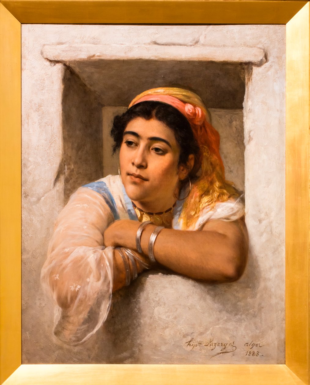 Am Fenster von Jean Raymond Hippolyte Lazerges