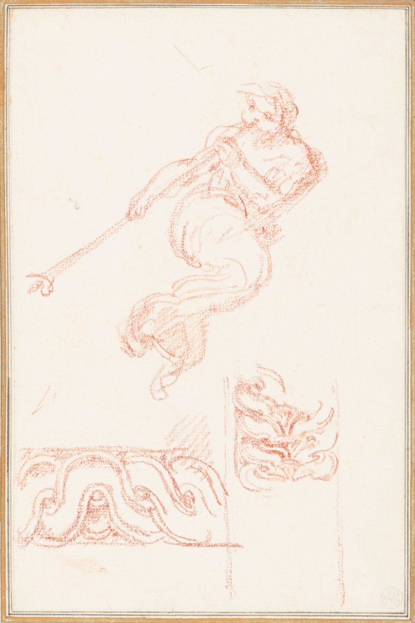Detail aus dem Jüngsten Gericht von Jean Robert Ango