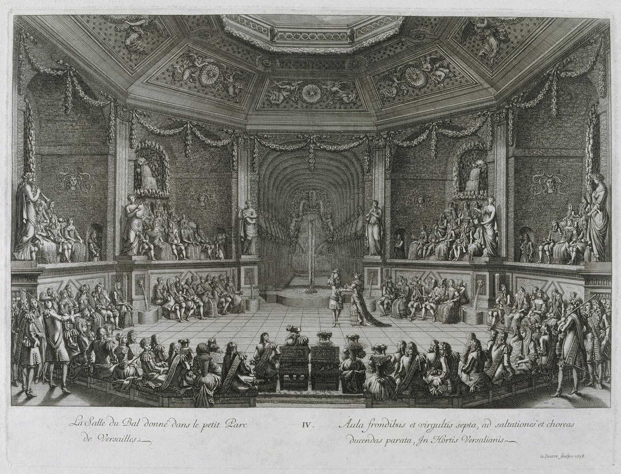 Le Grand Divertissement royal de Versailles, 18. Juli 1668 von Jean le Pautre