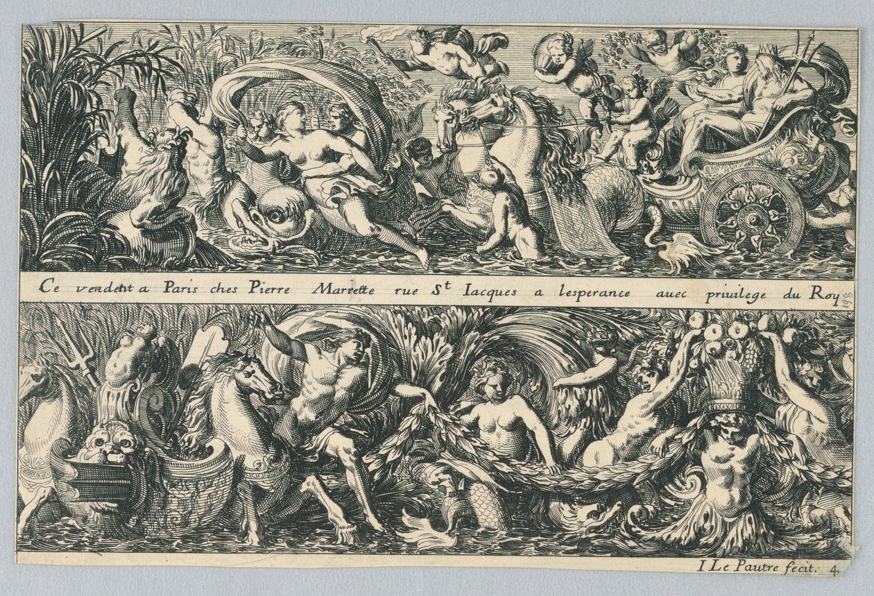 Zwei Friese von Jean le Pautre