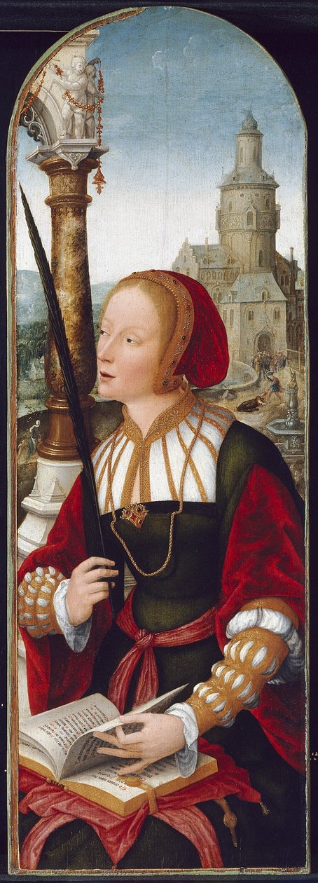 Heilige Barbara von Jean the Elder Bellegambe