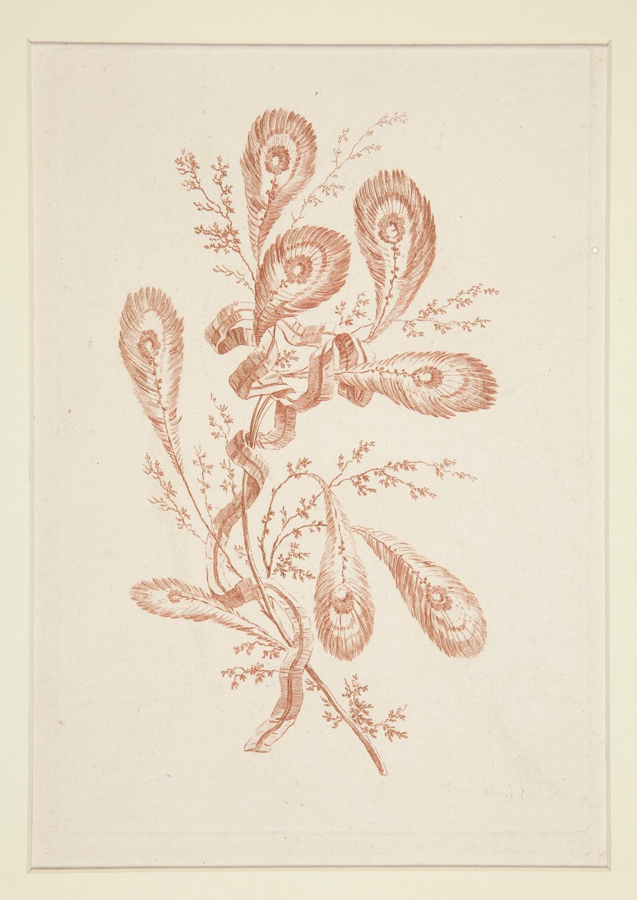 Ohne Titel (Ideale Blumen), aus einem Satz von sechs von Jeanne Deny