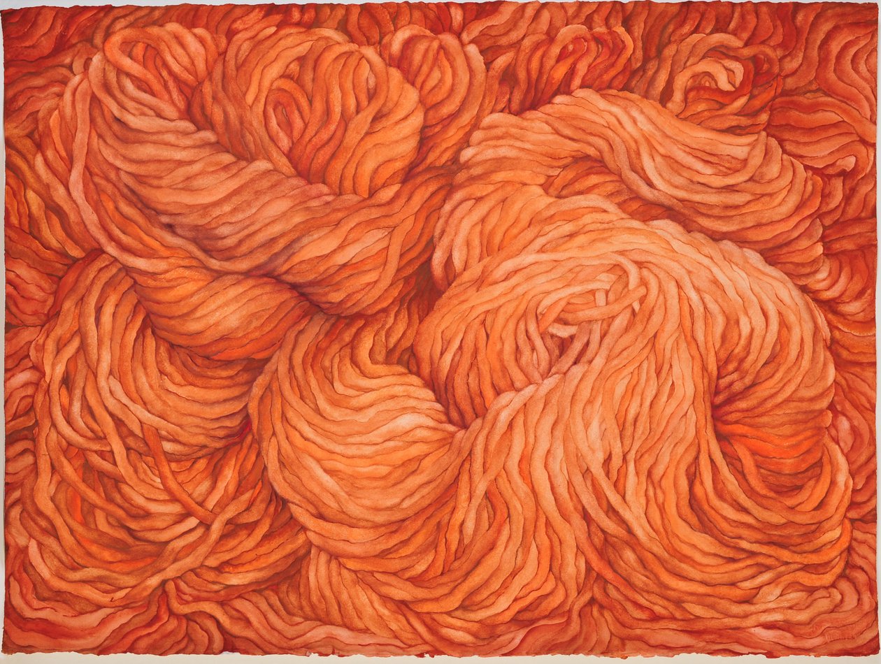 Wolle Gebrannte Siena, 2013 von Jeanne Maze