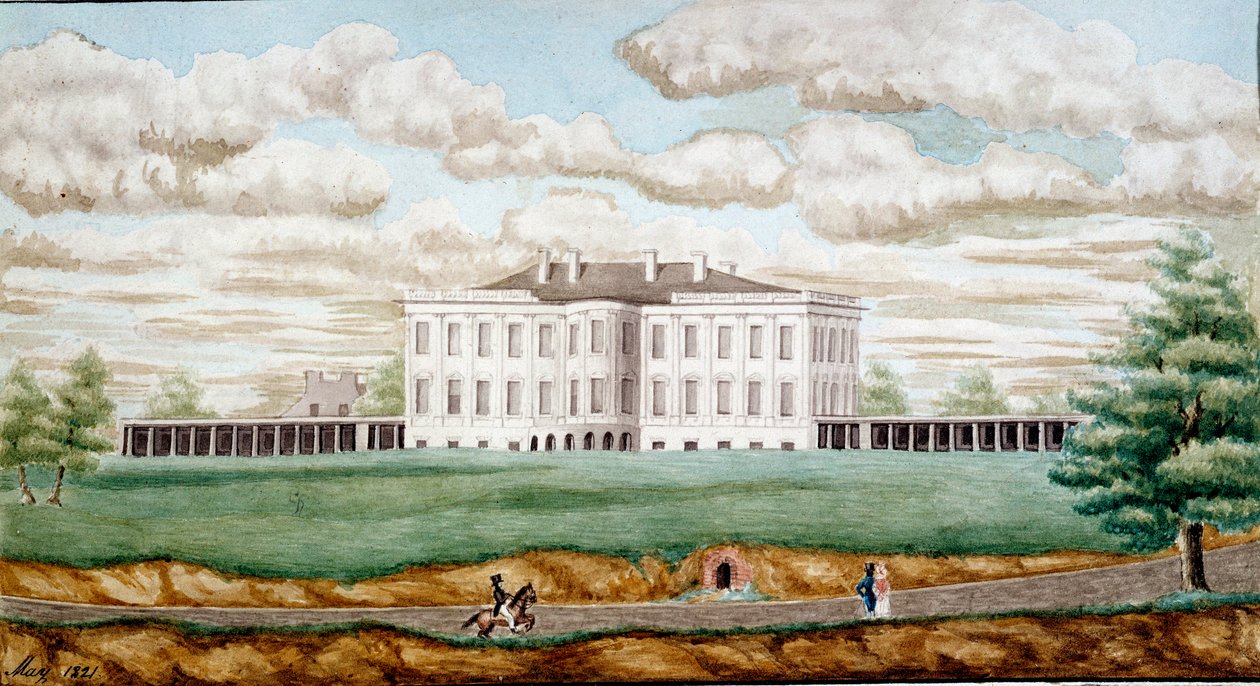 Das Weiße Haus in Washington von Jefferson Vail