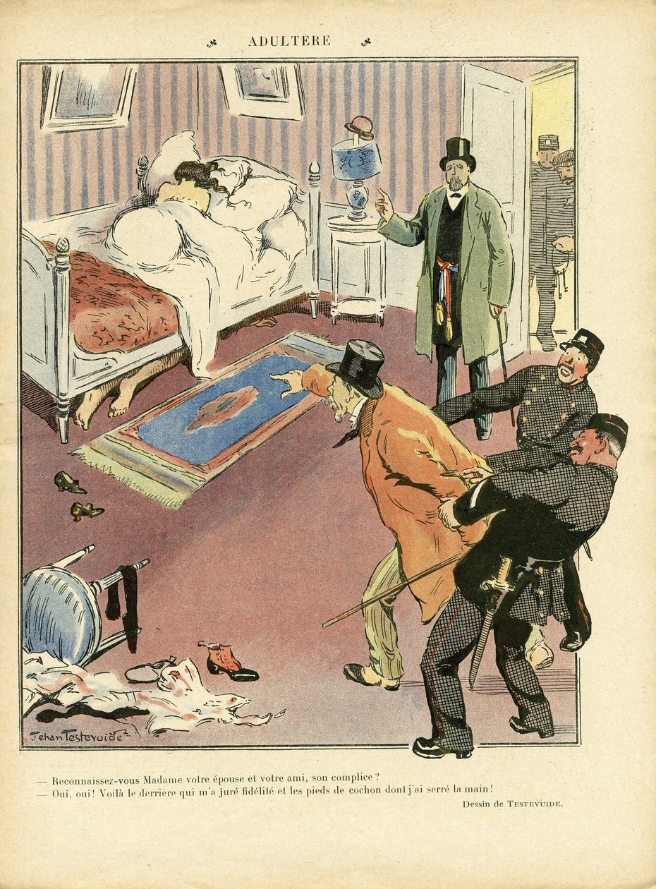 Illustration von Jehan Testevuide in Le Lire von Jehan Testevuide