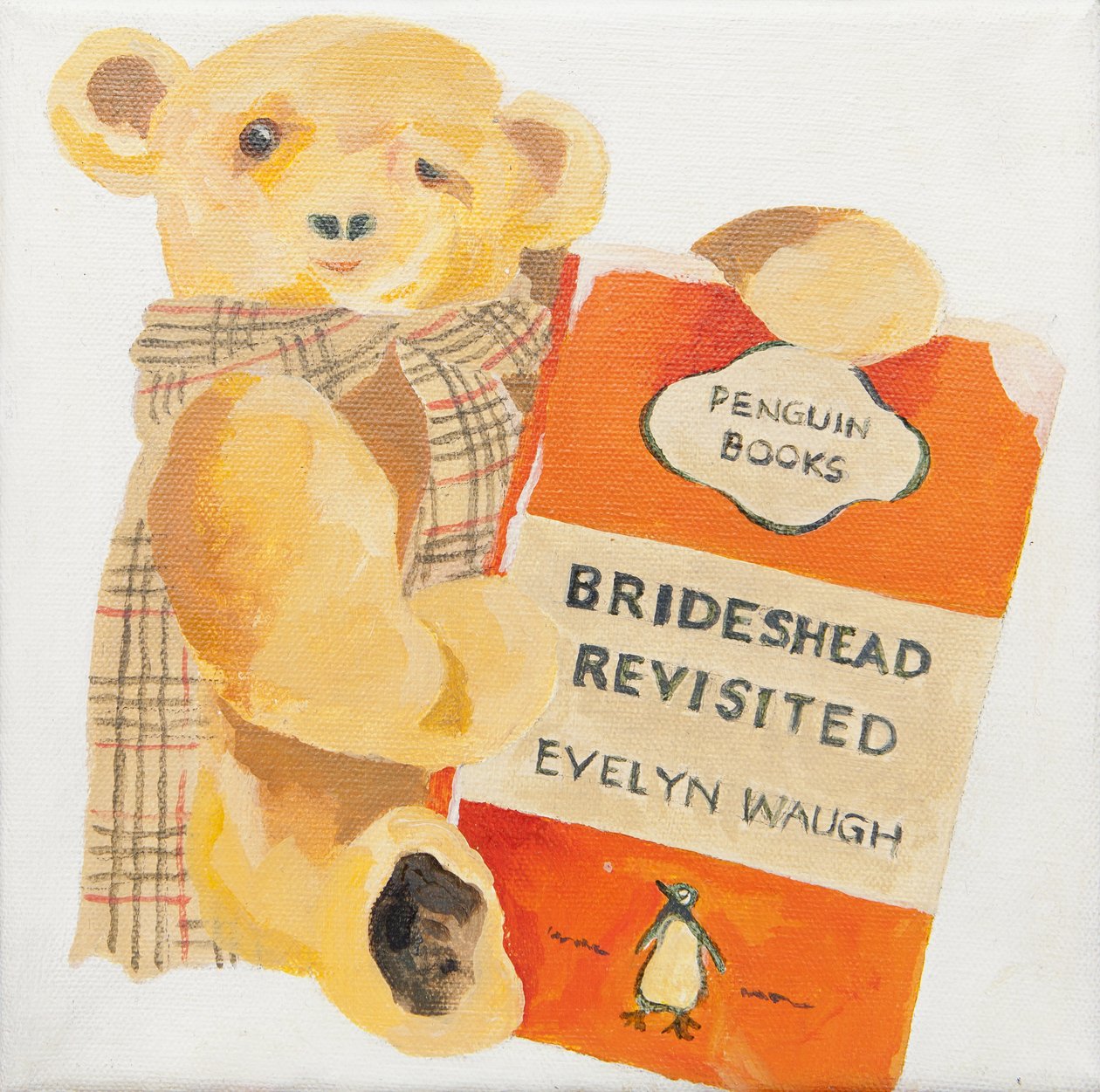 Penguin Buch mit Teddybär von Jennifer Abbott