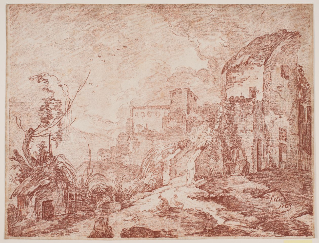 Italienische Fantasielandschaft von Jens Petersen Lund