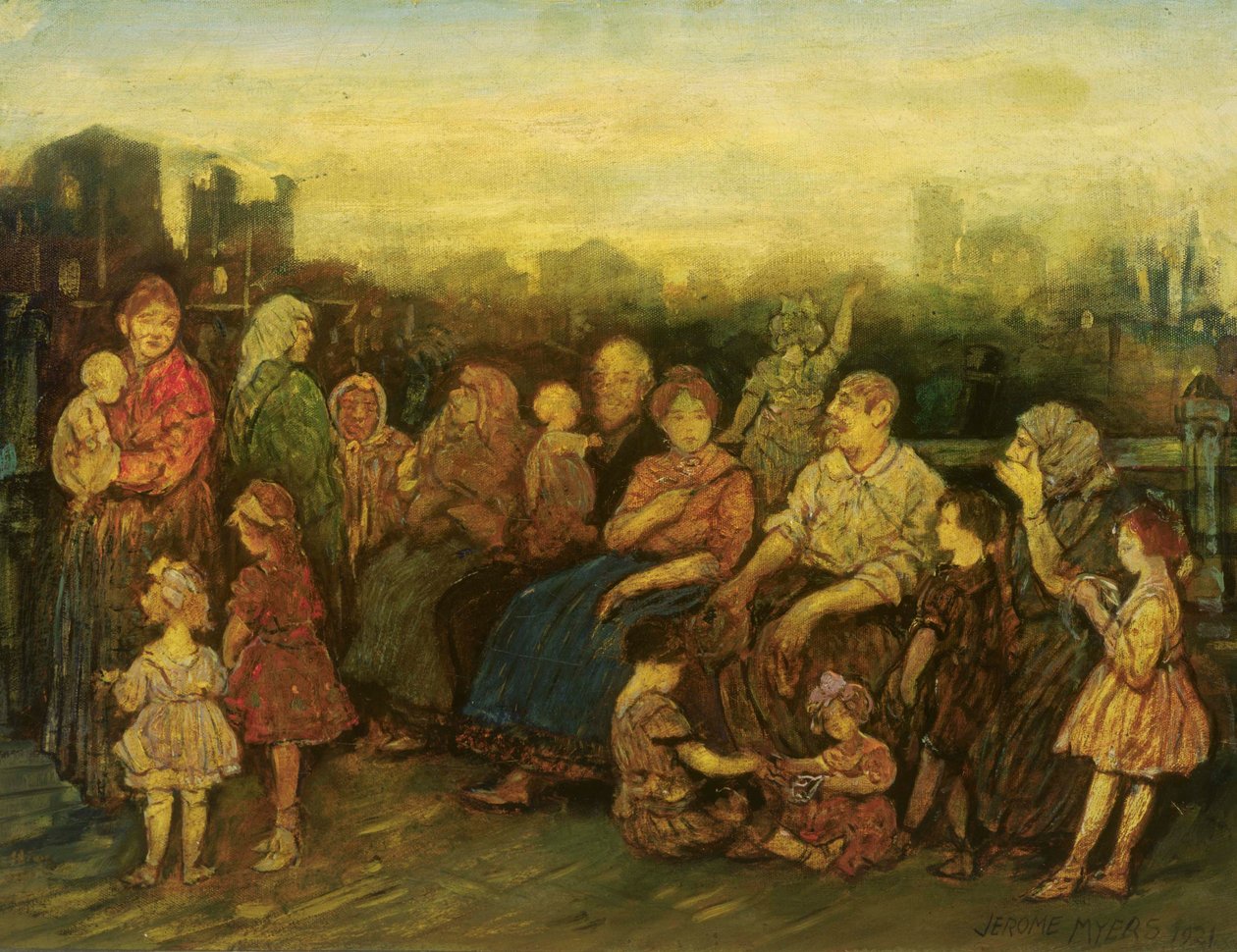 Abend auf dem Pier von Jerome Myers