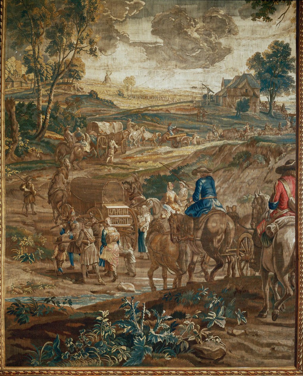 Ein Militärkonvoi von Jerome Le Clerc