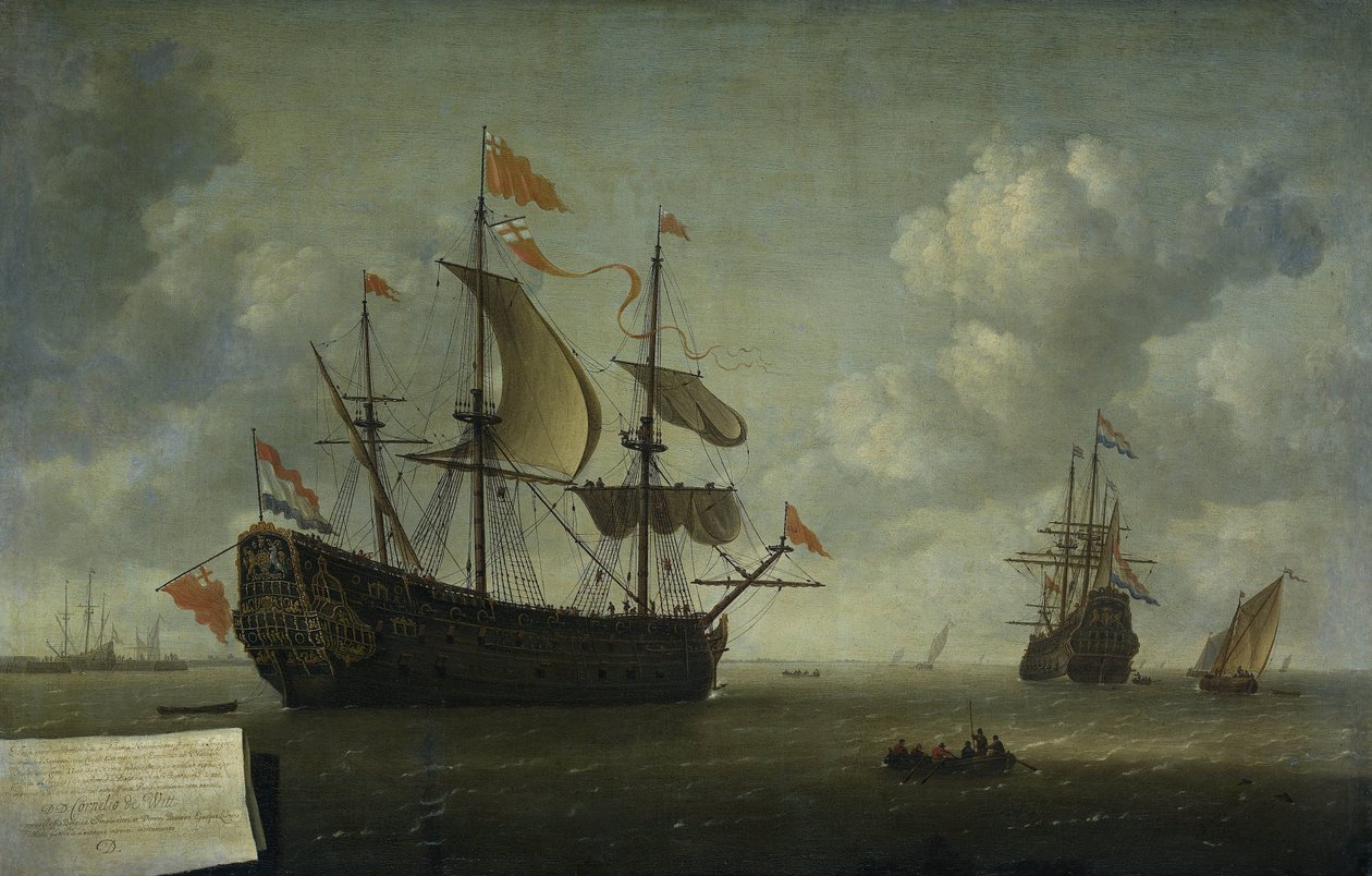 Die Ankunft der Royal Charles von Jeronymus van Diest (II)