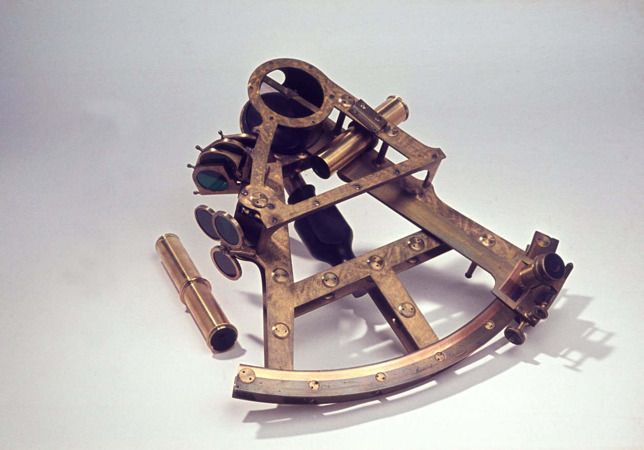 Doppelt gerahmter Brückensextant, ca. 1780 von Jesse Ramsden