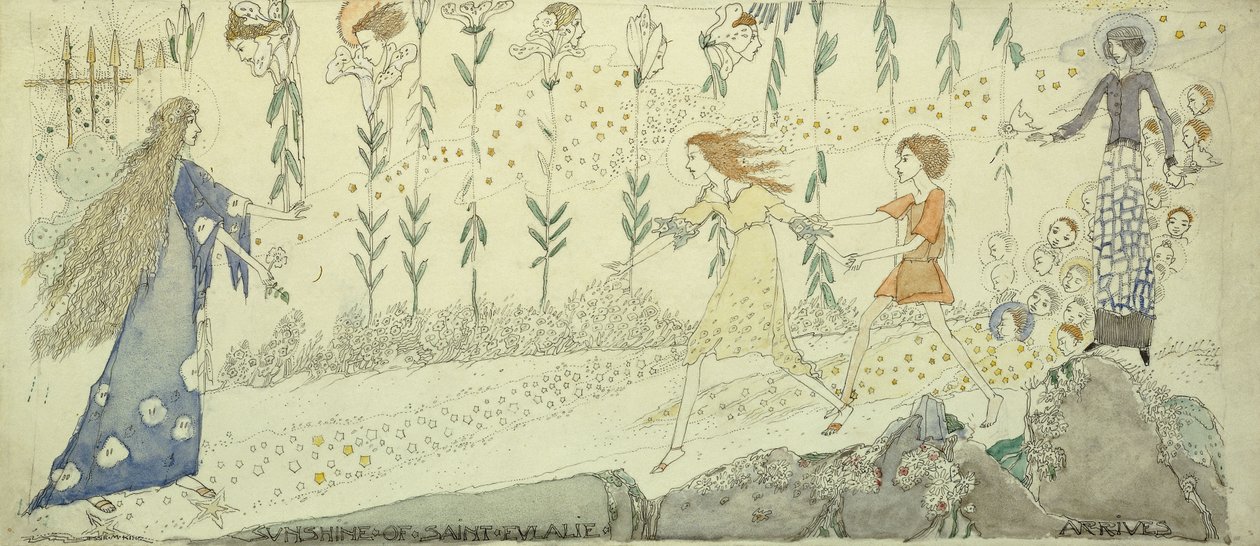 Sonnenschein der Saint Eulalie kommt an von Jessie Marion King