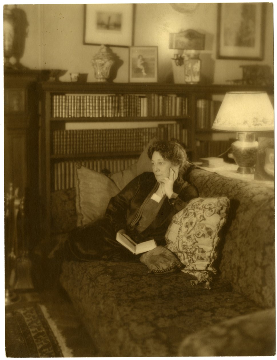 Alice Foote MacDougall, berühmt für ihr Restaurant, Greenwich Village, New York, USA, ca. 1915-25 von Jessie Tarbox Beals