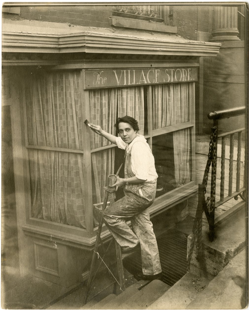 Charlotte Powell, Dorfmalerin, ca. 1905-16 von Jessie Tarbox Beals