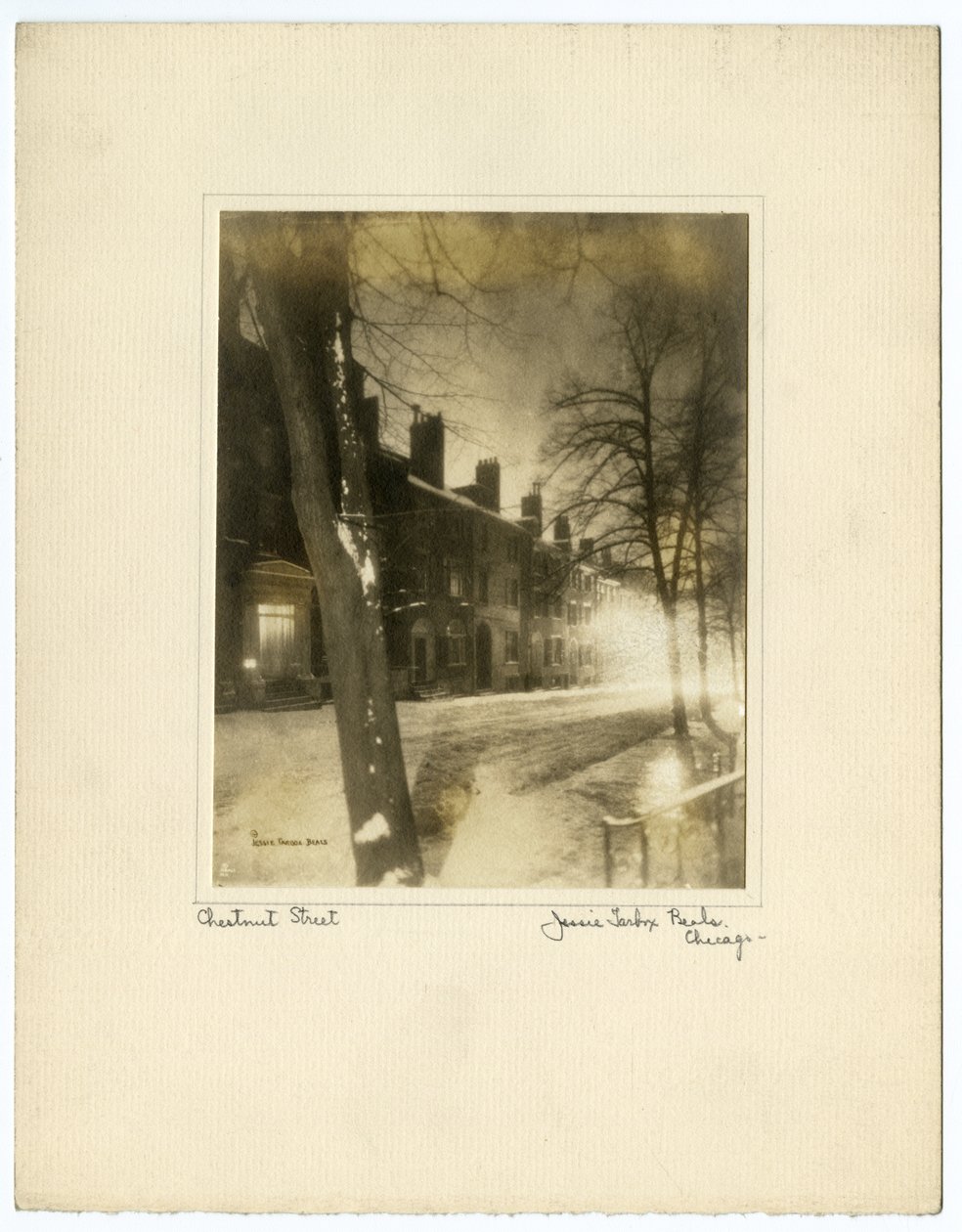 Chestnut Street, Boston, USA, ca. 1902-10 von Jessie Tarbox Beals