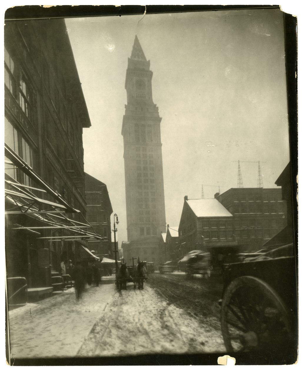 Zollhaus, Boston, USA, um 1902-10 von Jessie Tarbox Beals