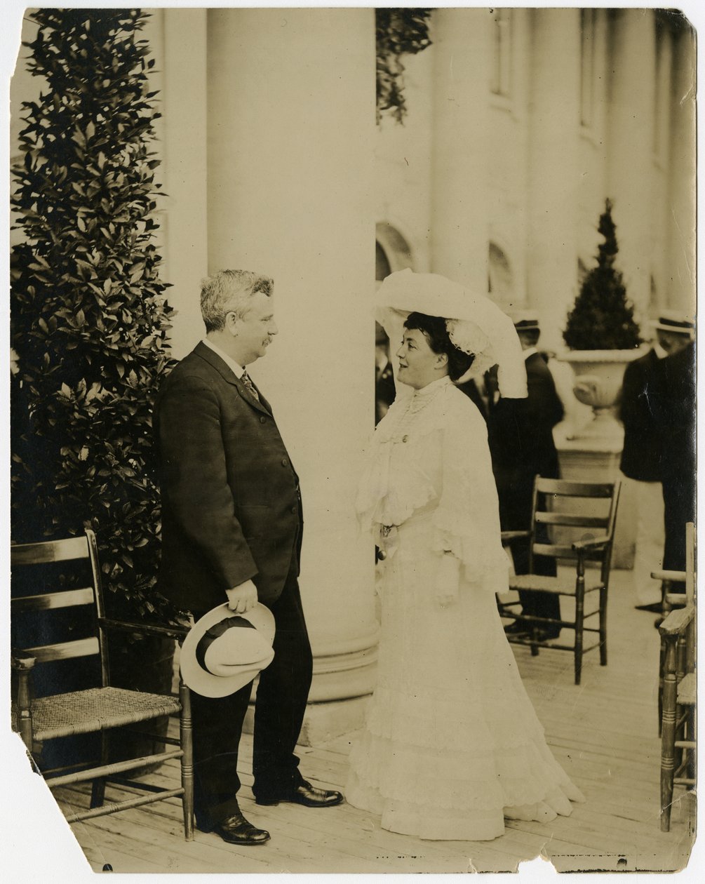 Frau Norman Mack, Gouverneur Odell, St. Louis Ausstellung 1903 von Jessie Tarbox Beals