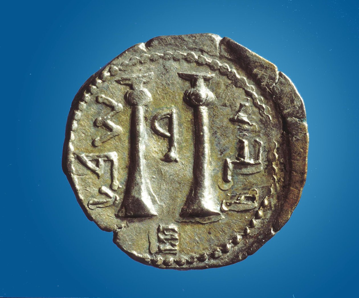 Münze aus dem Bar-Kochba-Aufstand, 134-135 von Jewish School