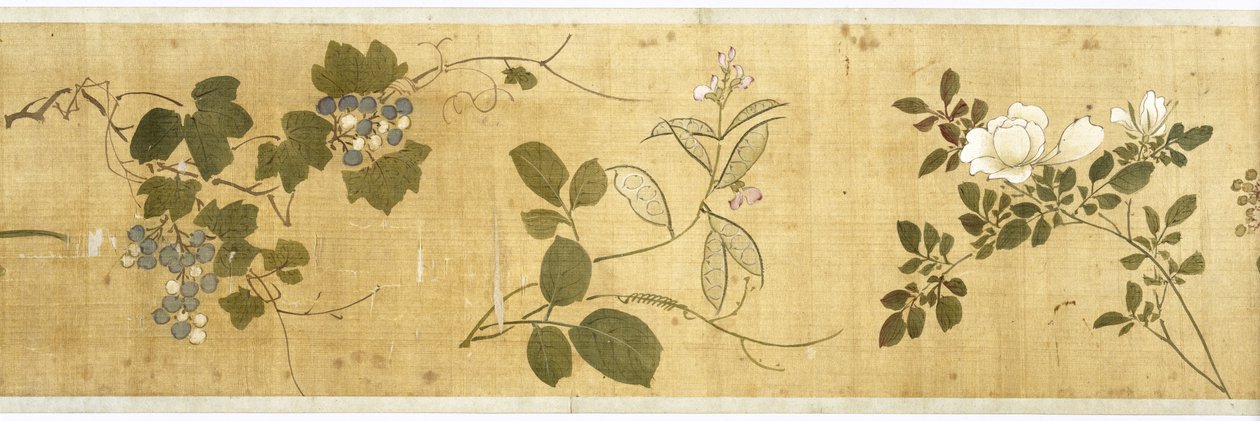 Hundert Blumen, frühes 17. Jahrhundert (Detail) von Jiayan Chen